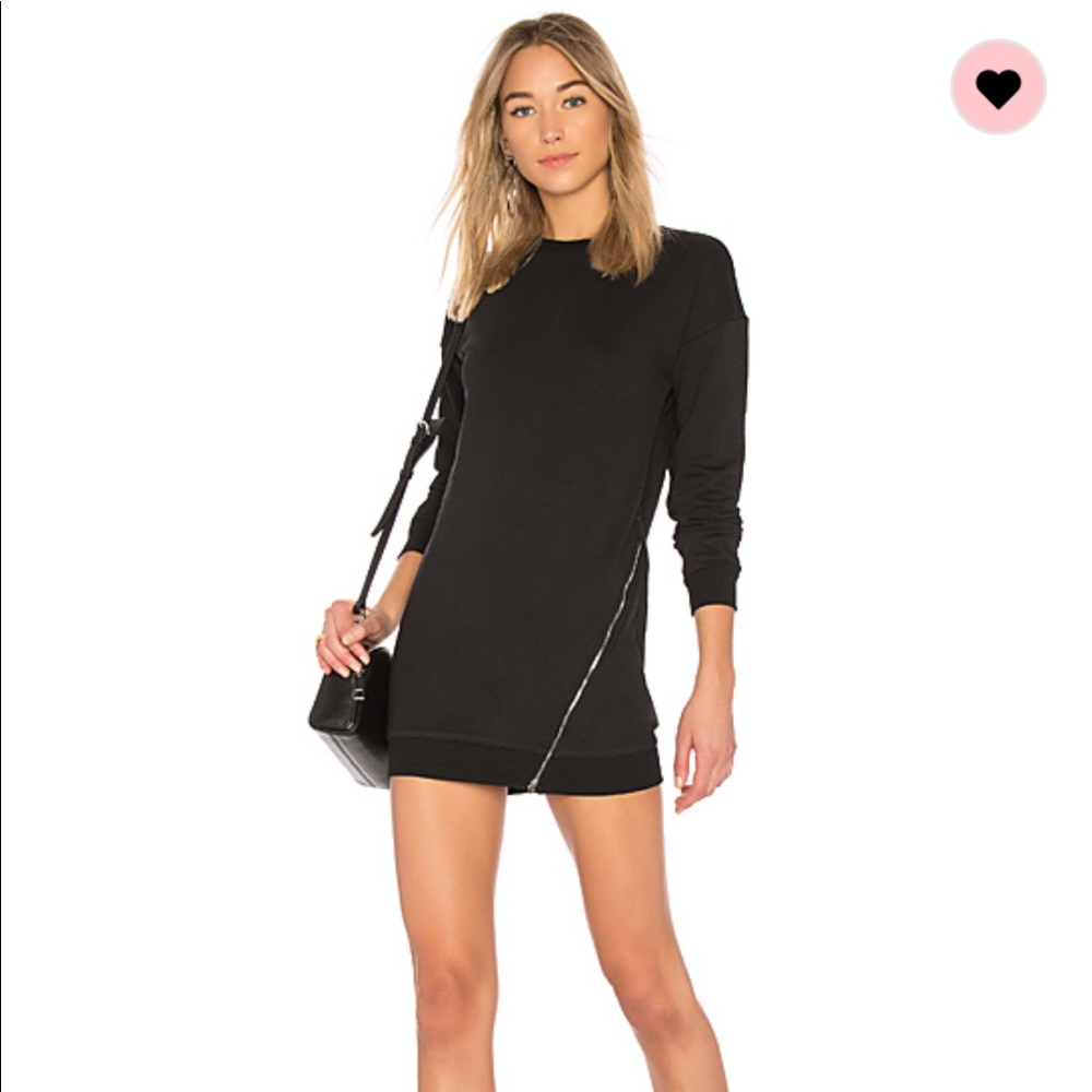 Tarina zip sweatshirt dress